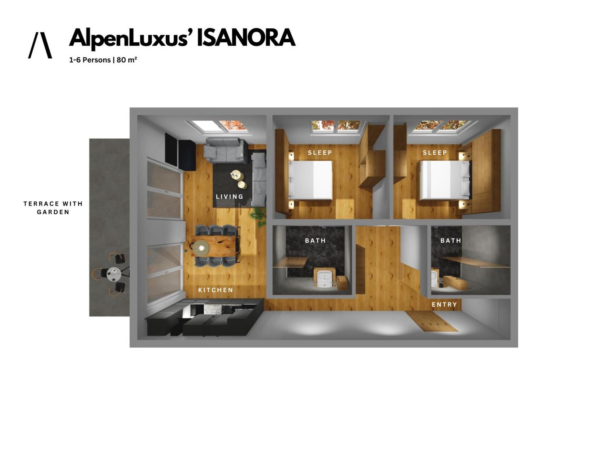 Isanora - Garden & Private Whirlpool By Alpenluxus Appartements 푸겐 외부 사진