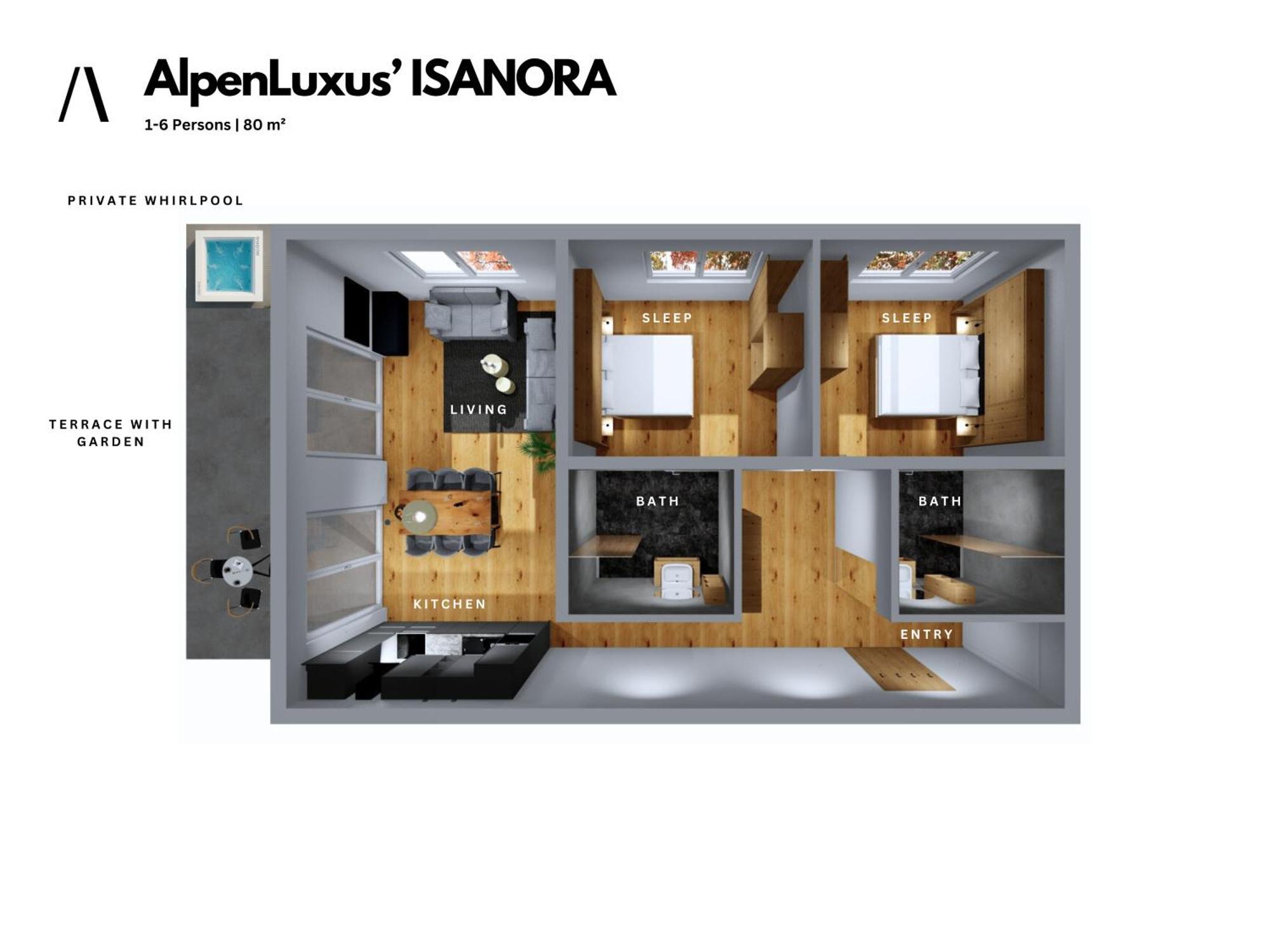Isanora - Garden & Private Whirlpool By Alpenluxus Appartements 푸겐 외부 사진